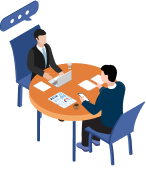 Layered financial icon